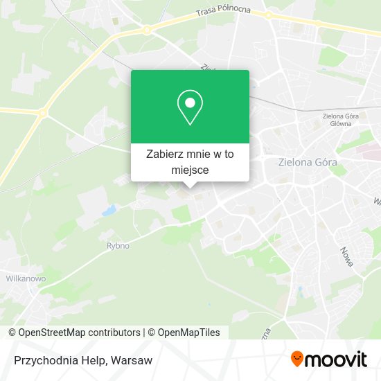 Mapa Przychodnia Help