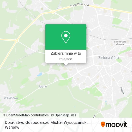 Mapa Doradztwo Gospodarcze Michał Wysoczański