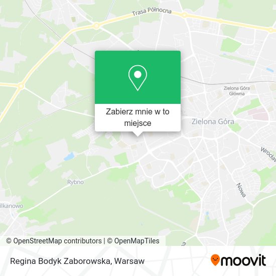 Mapa Regina Bodyk Zaborowska