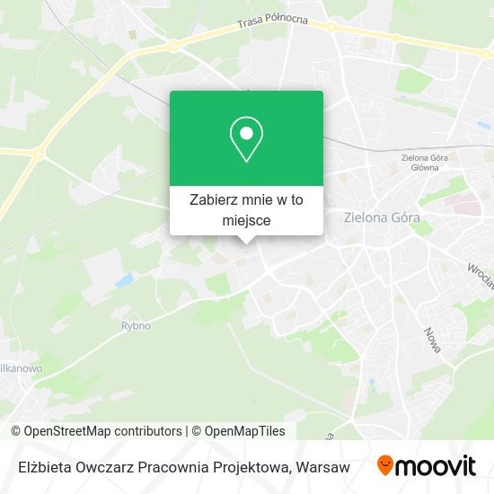 Mapa Elżbieta Owczarz Pracownia Projektowa