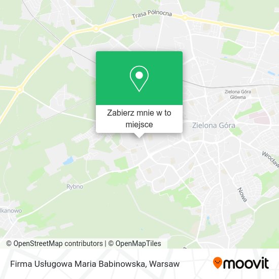 Mapa Firma Usługowa Maria Babinowska