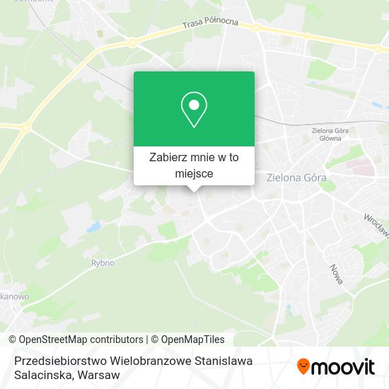 Mapa Przedsiebiorstwo Wielobranzowe Stanislawa Salacinska