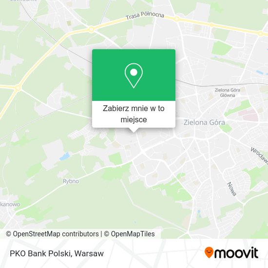 Mapa PKO Bank Polski