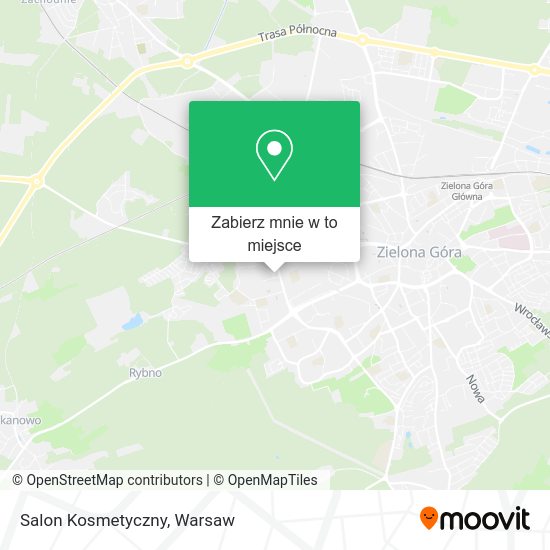 Mapa Salon Kosmetyczny