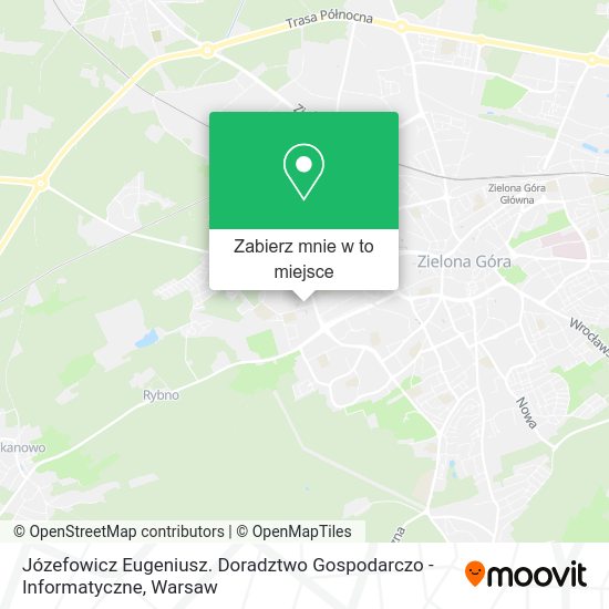 Mapa Józefowicz Eugeniusz. Doradztwo Gospodarczo - Informatyczne