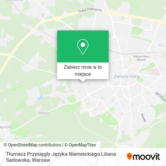 Mapa Tłumacz Przysięgły Języka Niemieckiego Liliana Sadowska