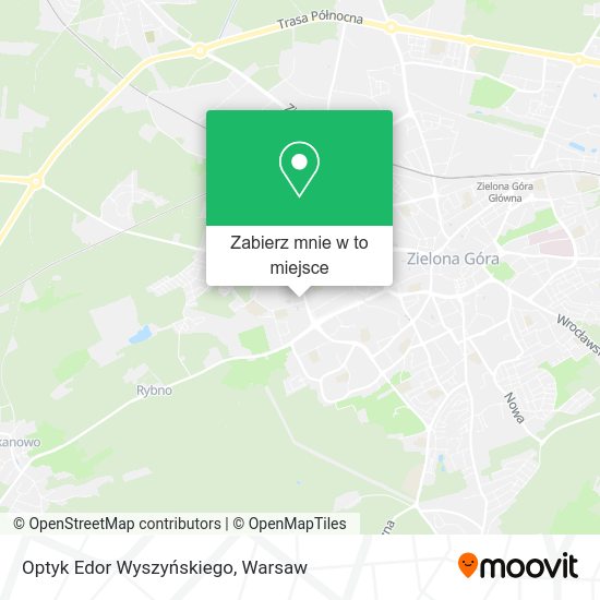 Mapa Optyk Edor Wyszyńskiego