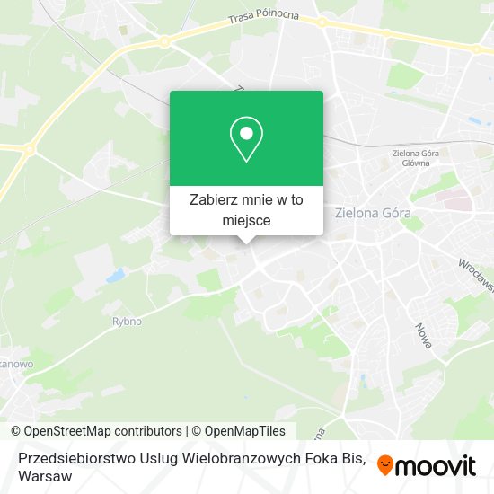 Mapa Przedsiebiorstwo Uslug Wielobranzowych Foka Bis