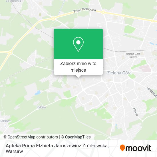 Mapa Apteka Prima Elżbieta Jaroszewicz Źródłowska