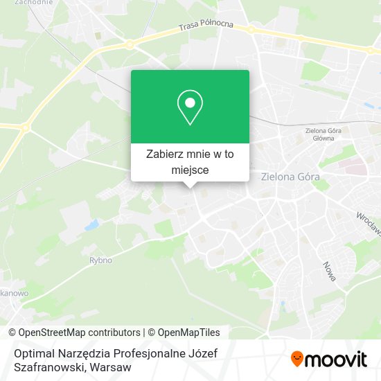 Mapa Optimal Narzędzia Profesjonalne Józef Szafranowski