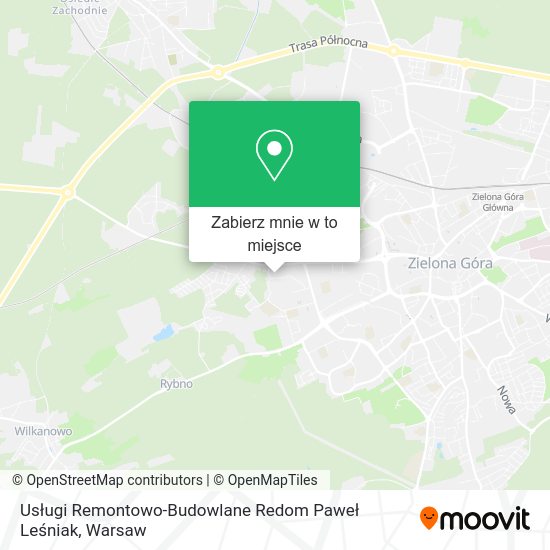 Mapa Usługi Remontowo-Budowlane Redom Paweł Leśniak