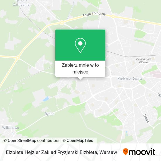 Mapa Elzbieta Hejzler Zaklad Fryzjerski Elzbieta