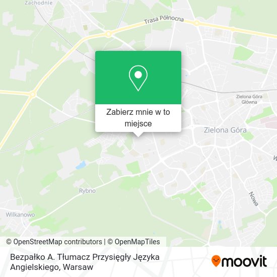 Mapa Bezpałko A. Tłumacz Przysięgły Języka Angielskiego