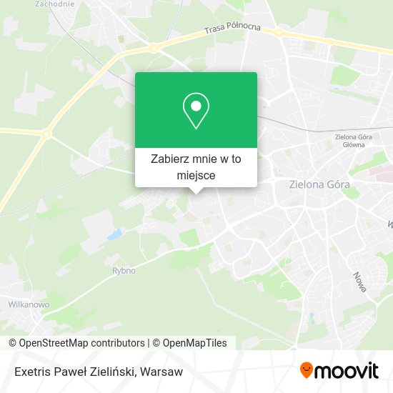 Mapa Exetris Paweł Zieliński