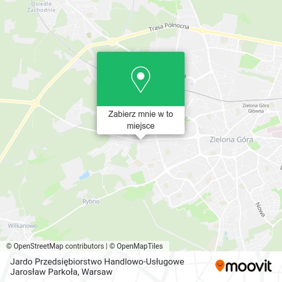 Mapa Jardo Przedsiębiorstwo Handlowo-Usługowe Jarosław Parkoła