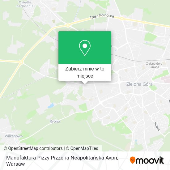 Mapa Manufaktura Pizzy Pizzeria Neapolitańska Avpn