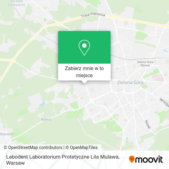 Mapa Labodent Laboratorium Protetyczne Lila Mulawa