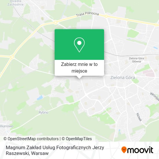 Mapa Magnum Zakład Usług Fotograficznych Jerzy Raszewski