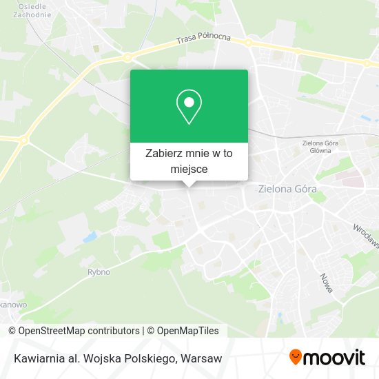 Mapa Kawiarnia al. Wojska Polskiego