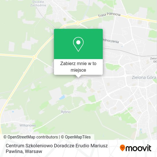 Mapa Centrum Szkoleniowo Doradcze Erudio Mariusz Pawlina