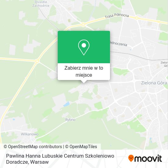 Mapa Pawlina Hanna Lubuskie Centrum Szkoleniowo Doradcze