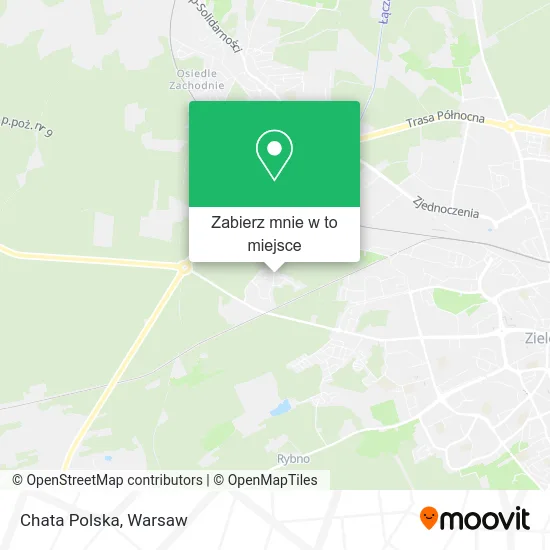 Mapa Chata Polska