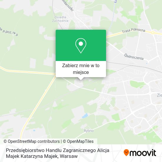 Mapa Przedsiębiorstwo Handlu Zagranicznego Alicja Majek Katarzyna Majek