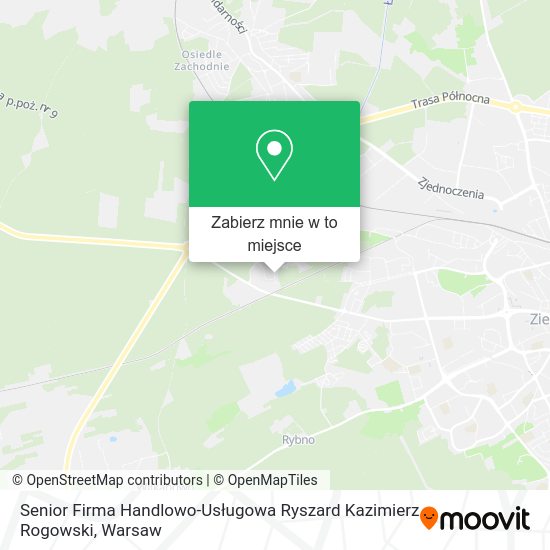 Mapa Senior Firma Handlowo-Usługowa Ryszard Kazimierz Rogowski