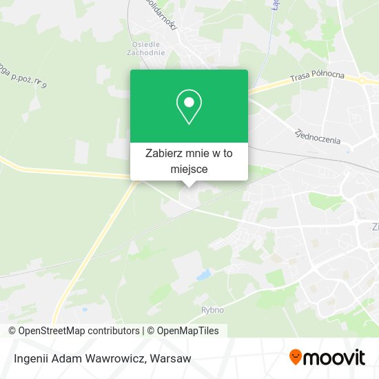 Mapa Ingenii Adam Wawrowicz