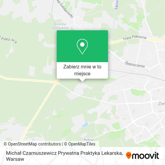 Mapa Michał Czarnuszewicz Prywatna Praktyka Lekarska