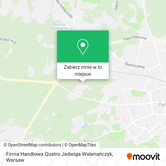 Mapa Firma Handlowa Quatro Jadwiga Waleriańczyk