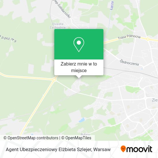 Mapa Agent Ubezpieczeniowy Elżbieta Szlejer