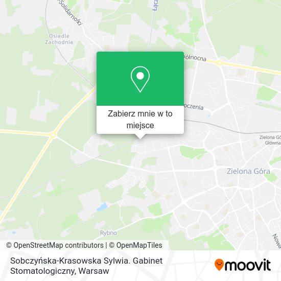 Mapa Sobczyńska-Krasowska Sylwia. Gabinet Stomatologiczny