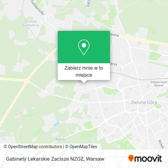 Mapa Gabinety Lekarskie Zacisze NZOZ