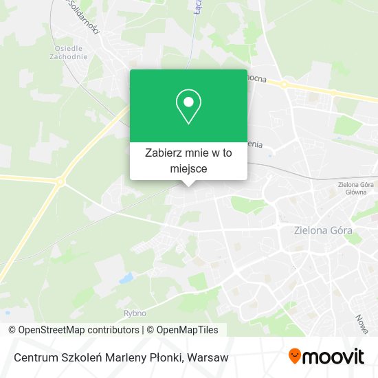 Mapa Centrum Szkoleń Marleny Płonki