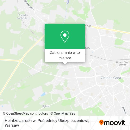 Mapa Heintze Jarosław. Pośrednicy Ubezpieczeniowi