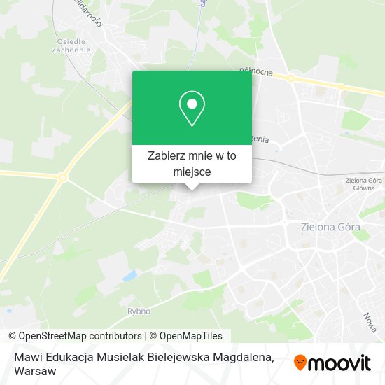 Mapa Mawi Edukacja Musielak Bielejewska Magdalena