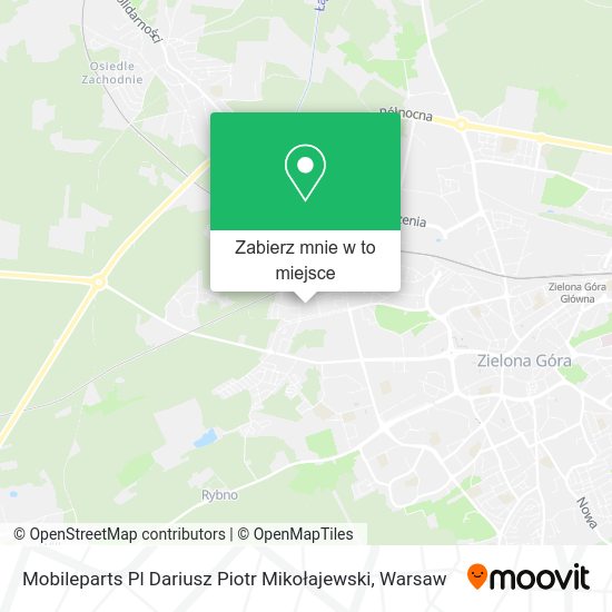 Mapa Mobileparts Pl Dariusz Piotr Mikołajewski