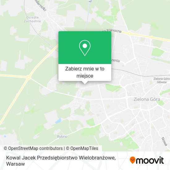 Mapa Kowal Jacek Przedsiębiorstwo Wielobranżowe