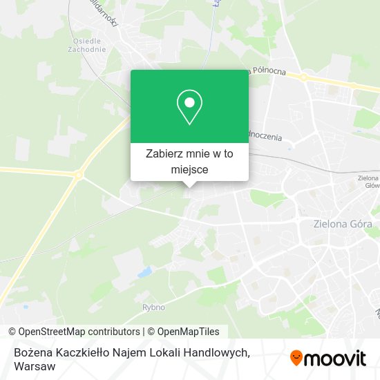 Mapa Bożena Kaczkiełło Najem Lokali Handlowych