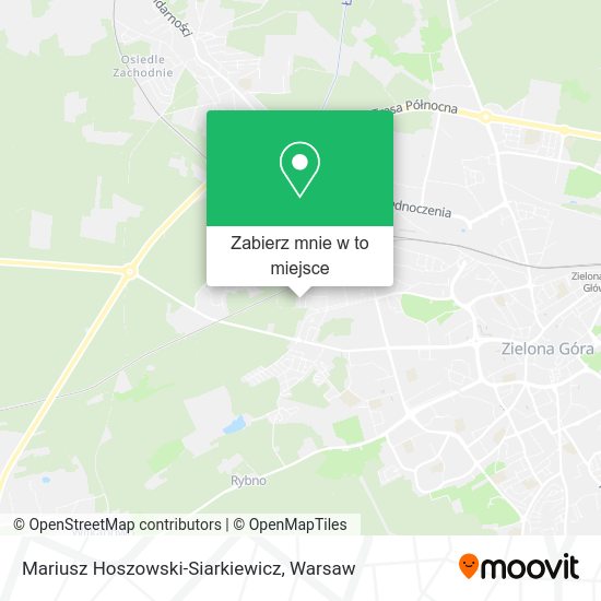 Mapa Mariusz Hoszowski-Siarkiewicz