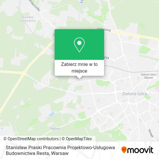 Mapa Stanisław Praski Pracownia Projektowo-Usługowa Budownictwa Resta