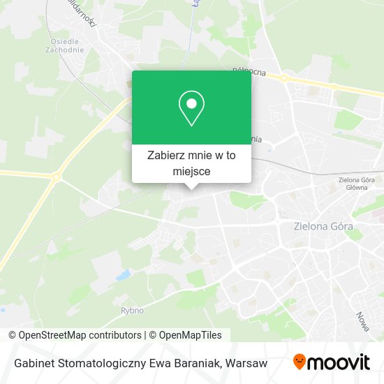 Mapa Gabinet Stomatologiczny Ewa Baraniak