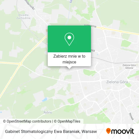 Mapa Gabinet Stomatologiczny Ewa Baraniak