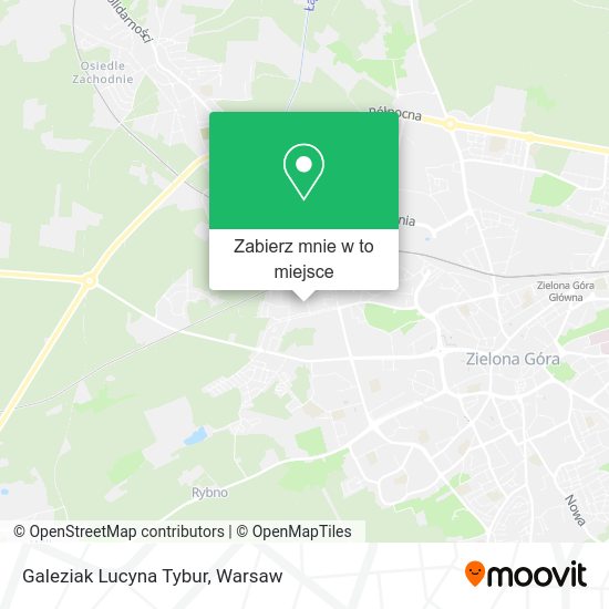 Mapa Galeziak Lucyna Tybur