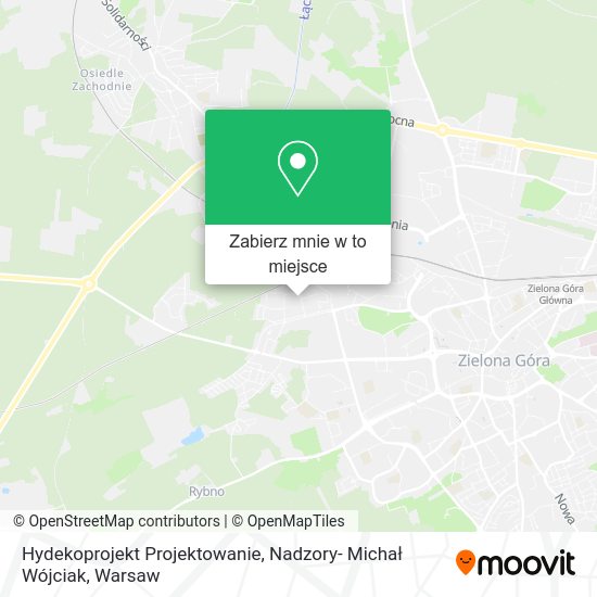 Mapa Hydekoprojekt Projektowanie, Nadzory- Michał Wójciak