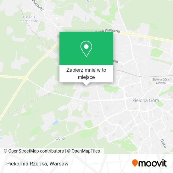 Mapa Piekarnia Rzepka