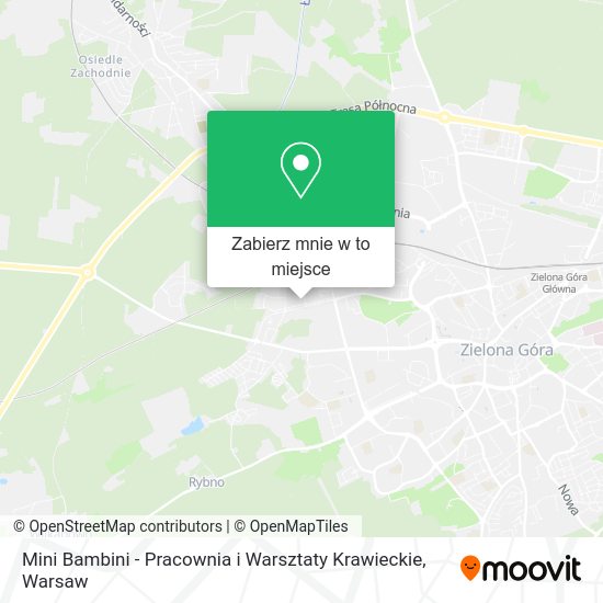 Mapa Mini Bambini - Pracownia i Warsztaty Krawieckie