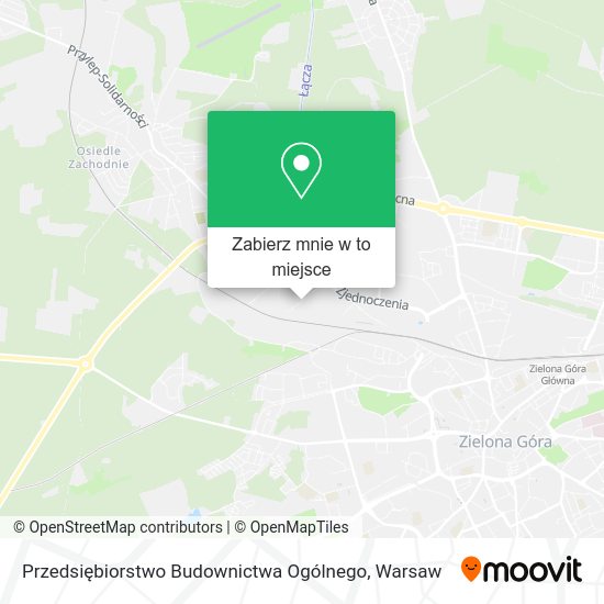 Mapa Przedsiębiorstwo Budownictwa Ogólnego