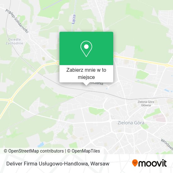 Mapa Deliver Firma Usługowo-Handlowa